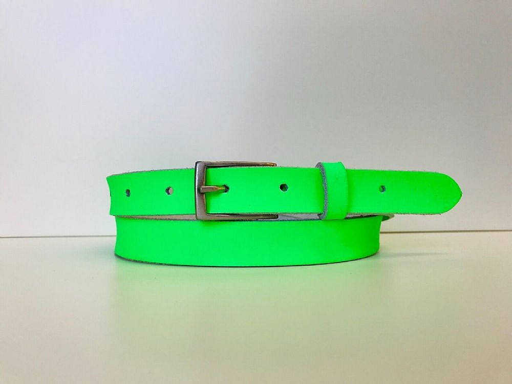 25mm belt - Fluorescent Green